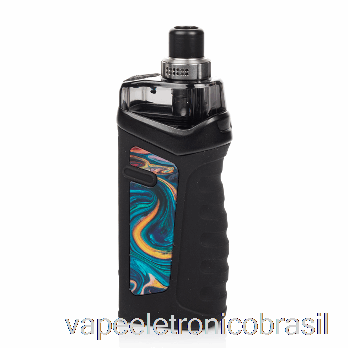 Vape Eletrônico Vandy Vape Jackaroo 70w Pod Mod Kit Aurora Violet